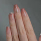 Press on Nails - Roze Naturel - Short Oval