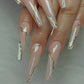 Press on Nails - Goud Marble - Coffin