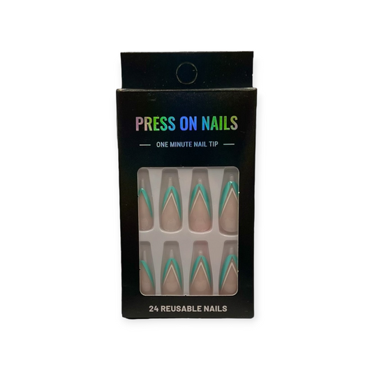 Press on Nails - Mint Groen - Almond