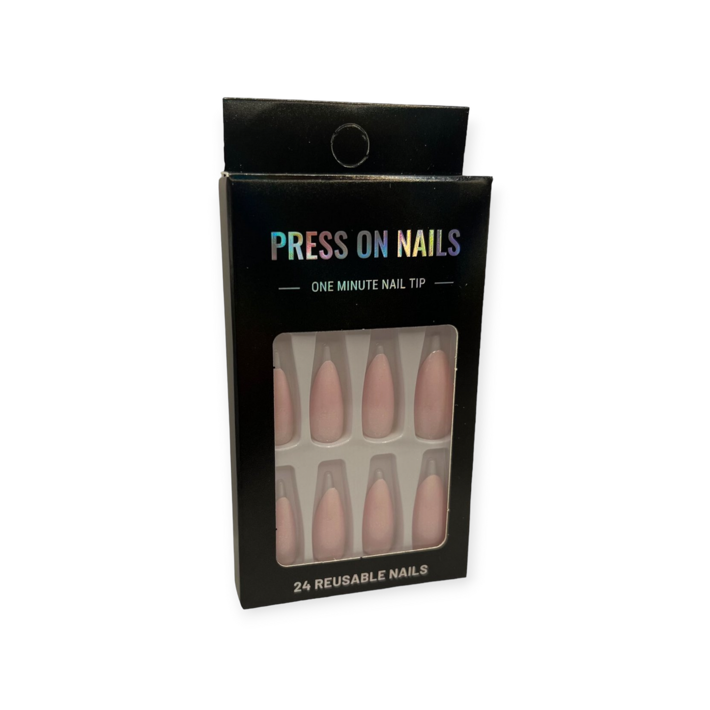 Press on Nails - Roze Shine - Almond