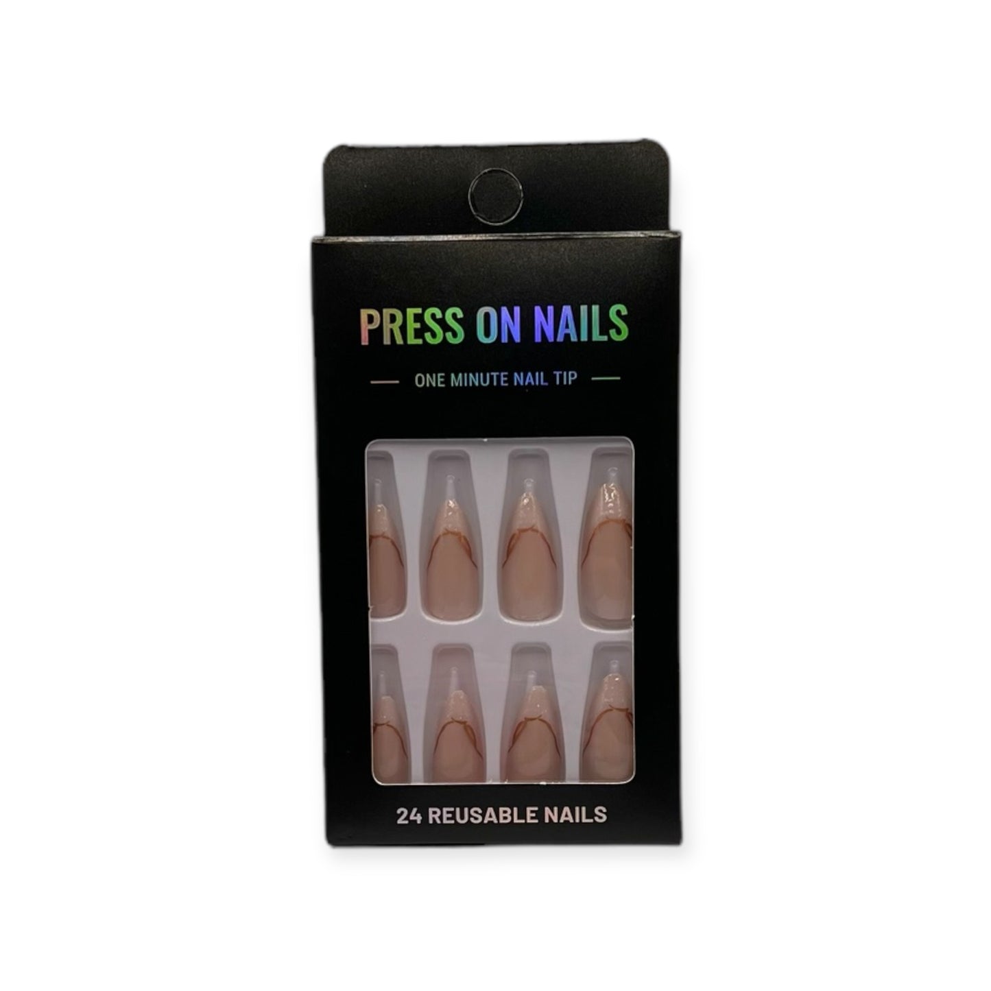 Press on Nails - Nude - Coffin