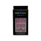 Press on Nails - Roze Wit - Short Oval