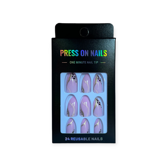 Press on Nails - Roze Goud - Almond