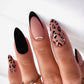 Press on Nails - Roze Zwart - Almond